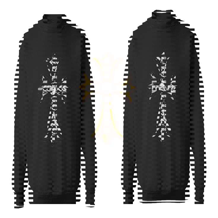 ゴールドクロス パヴェダイヤ2 スウェットシャツ