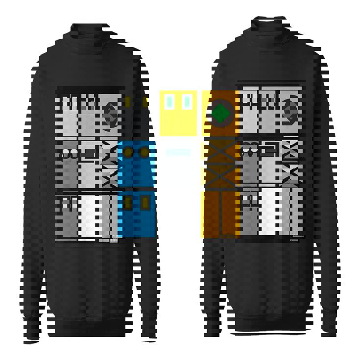 ゴールドライタン カラーデザイン スウェットシャツ