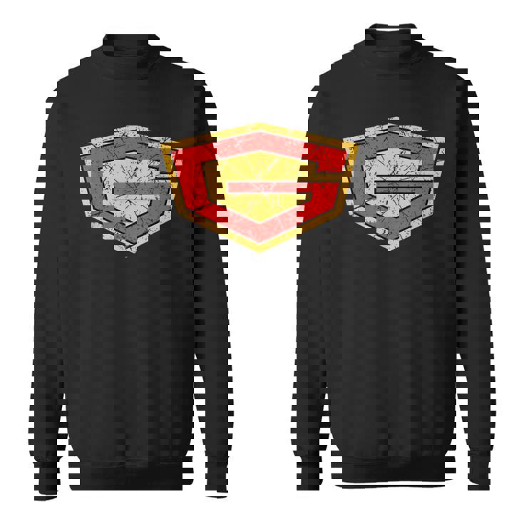 サイエンス忍者チーム ガッチャマン ビンテージアニメーションシリーズロゴ スウェットシャツ