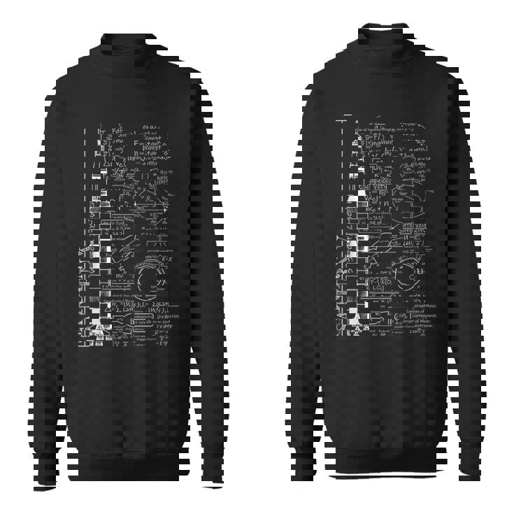 サターンvサターン5ロケット科学方程式 スウェットシャツ