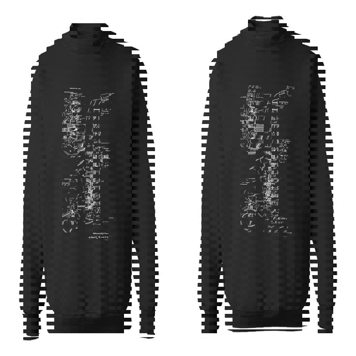 サックス アルトサックス 特許スタイル クール サクソフォニスト スウェットシャツ