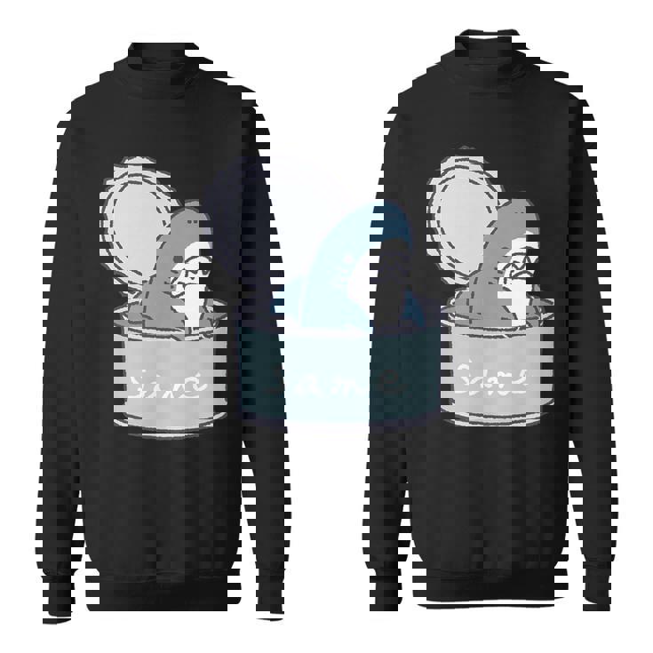 サメの缶詰め スウェットシャツ