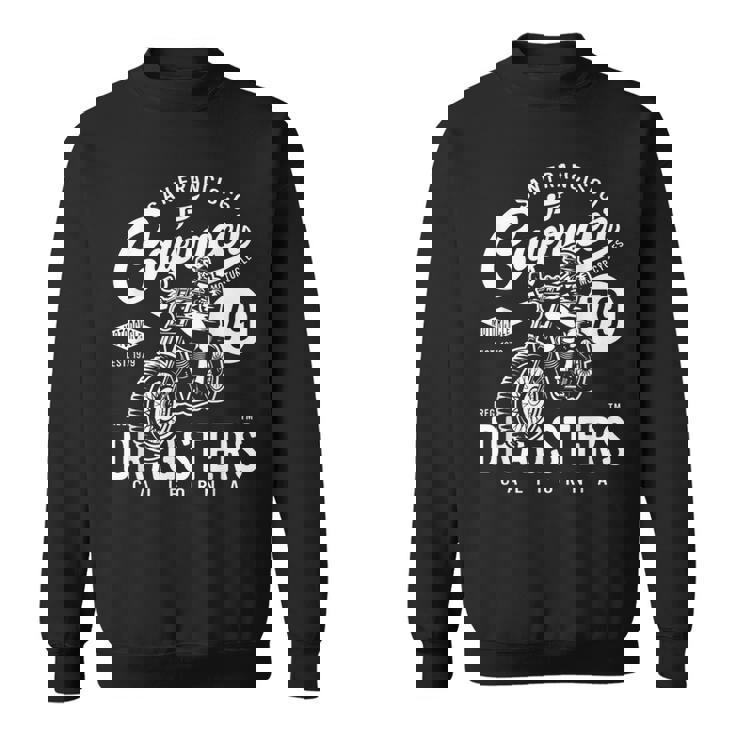 サンフランシスコ カフェ レーサー ドラッグスター レトロ バイク バイカー スウェットシャツ