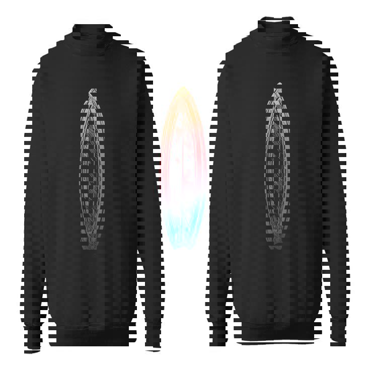 サーフボード サーファー ビーチ パームス 波 サーフィン ボーイ ガール サーフ スウェットシャツ