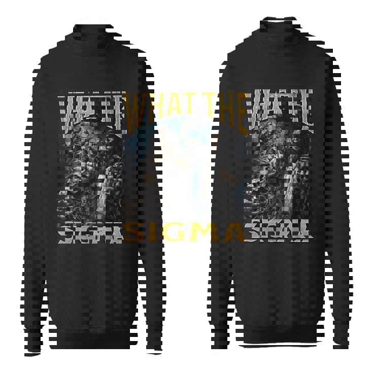 ザ・シグマ・ファニー・ハード・スケルトン・ミーム・ブートレグ スウェットシャツ