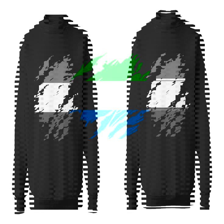 シエラレオネの国旗シエラレオネ スウェットシャツ