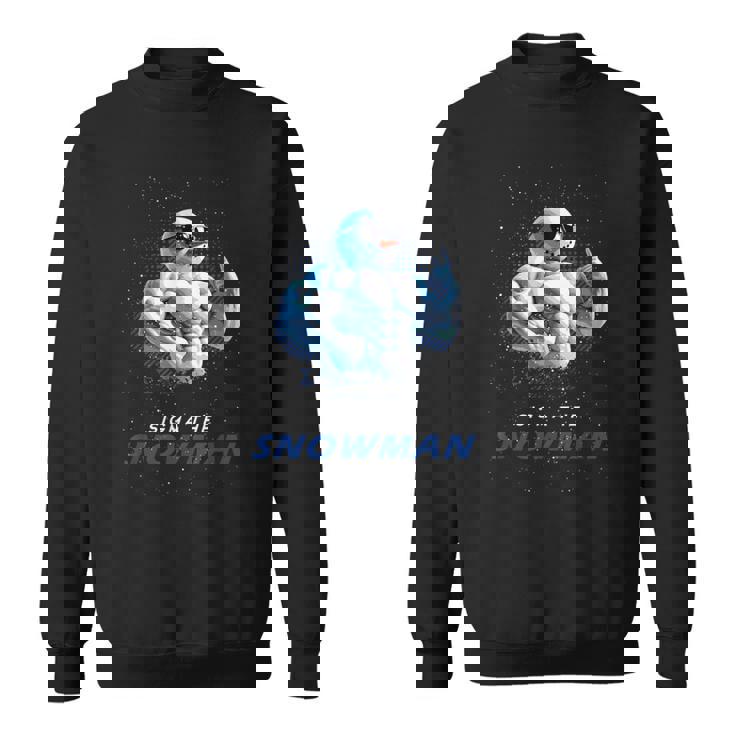 シグマザスノーマンブラッシュリズメリークリスマス Xマスク スウェットシャツ