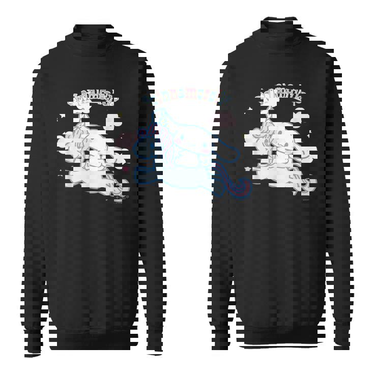 シナモロール ユニコーン ダークカラー スウェットシャツ