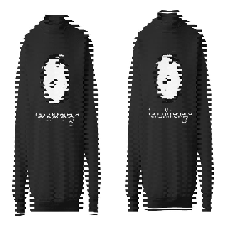 シマエナガ 北海道 雪の妖精 可愛い 豆大福 バックプリント スウェットシャツ