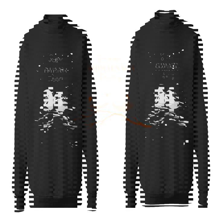 シマエナガ 雪の妖精 北海道 日本の野鳥 スウェットシャツ