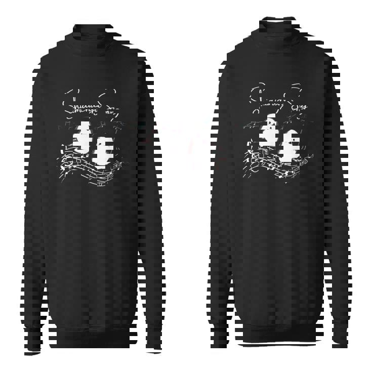 シマエナガの歌声 スウェットシャツ