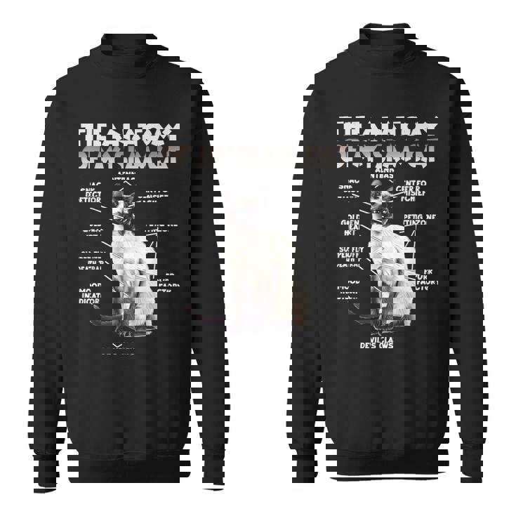 シャム猫 T スウェットシャツ