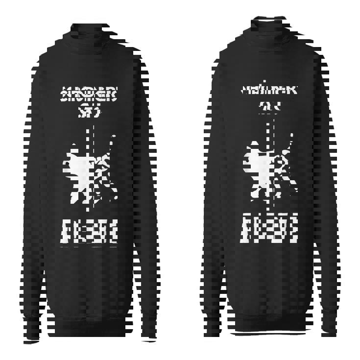 シュレディンガーの猫-死んで生きている-物理オタク スウェットシャツ