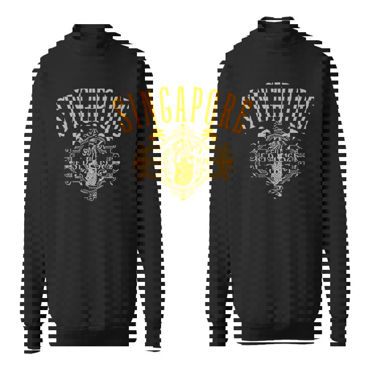 シンガポール メリオン ヴィンテージスタイル デザイン お土産 スウェットシャツ