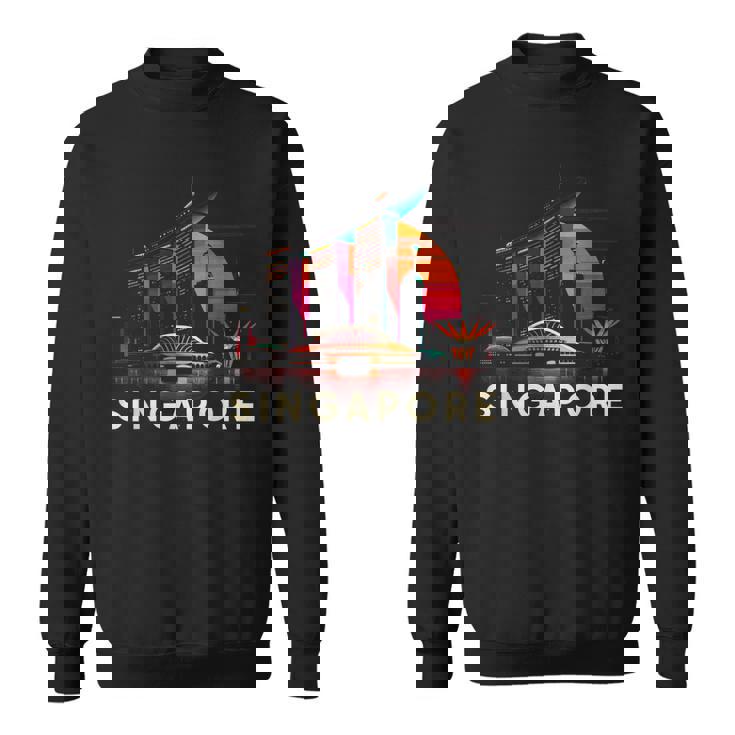 シンガポール市のランドマークビルのお土産 スウェットシャツ