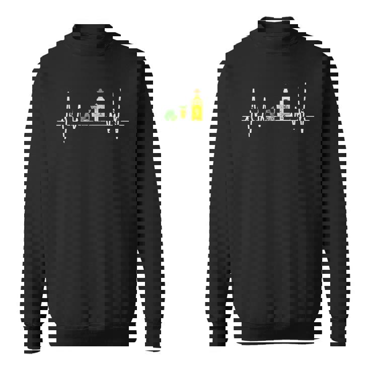 シンコ・デ・マヨ ファニー メキシコドリンク テキーラ フィエスタ ハートビート スウェットシャツ