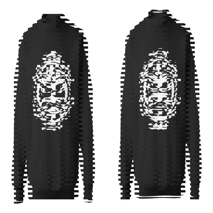 シンボル ハカ マスク カルチャー マオリ族 ニュージーランド スウェットシャツ