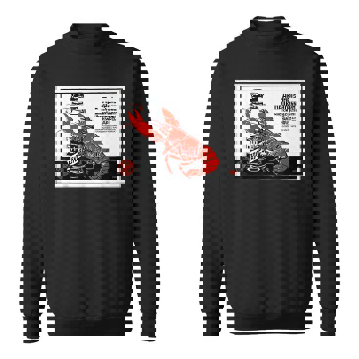 シーフード 1879 ドイツ ロブスター ザリガニ 甲殻類 レトロ スウェットシャツ