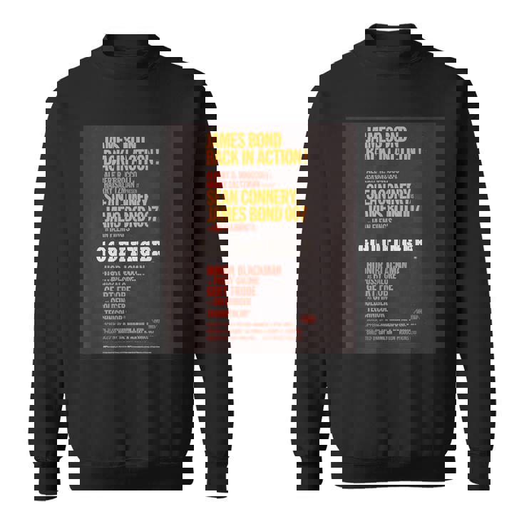 ジェームズ・ボンド 007 ゴールドフィンガー スウェットシャツ