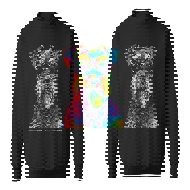 ジャイアントシュナウザー愛好家 ポップアート 面白い ジャイアントシュナウザー 犬 スウェットシャツ