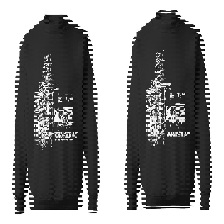 ジャズ・サックス レッツ・ジャズ・シング・アップlet's Jazz Thing Up スウェットシャツ