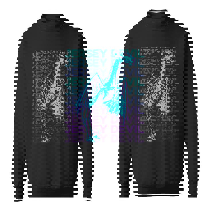 ジャージーデビルクリプティッドクリプトゾロジーレトロ スウェットシャツ