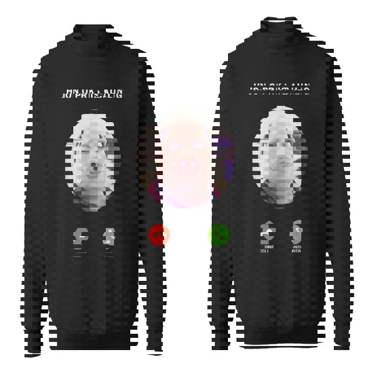 ジョン・ポークがファニー・アンサー・コール・フォンに電話をかけている スウェットシャツ