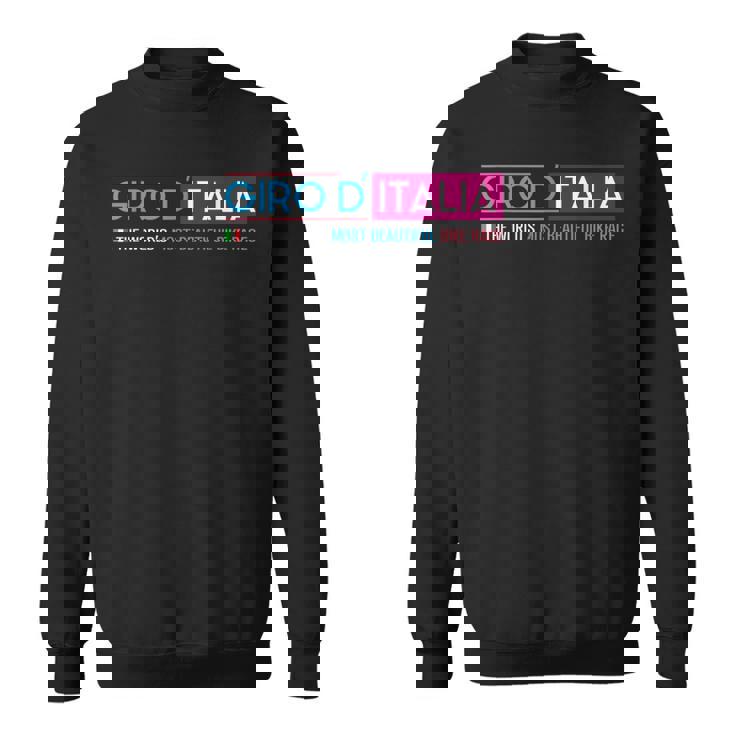 ジロ・ディ・イタリア 世界で最も美しいバイクレース スウェットシャツ