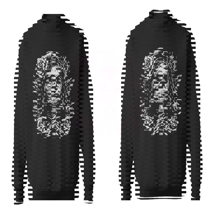 スカル サンタ ムエルテ 死神 スウェットシャツ