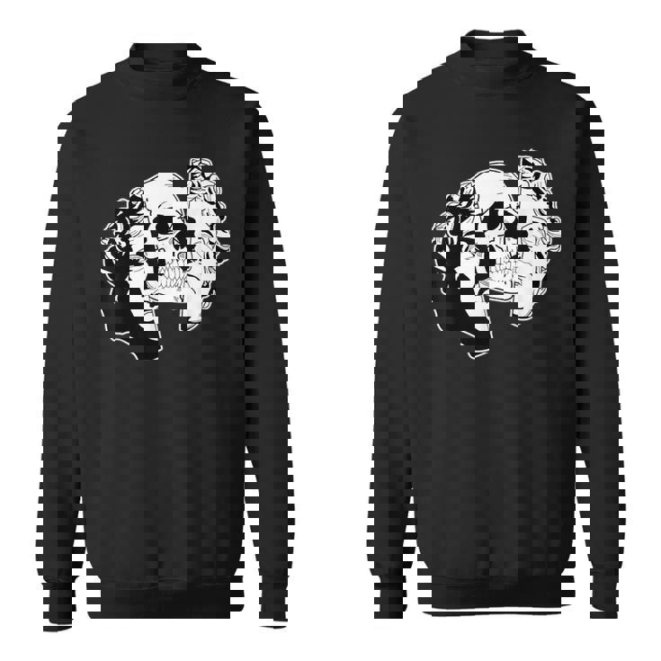 スカル×スタチュー スウェットシャツ