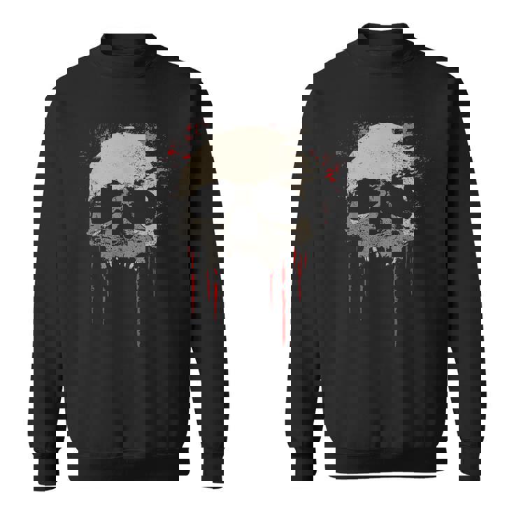 スカルのみのグラフィック。 スウェットシャツ