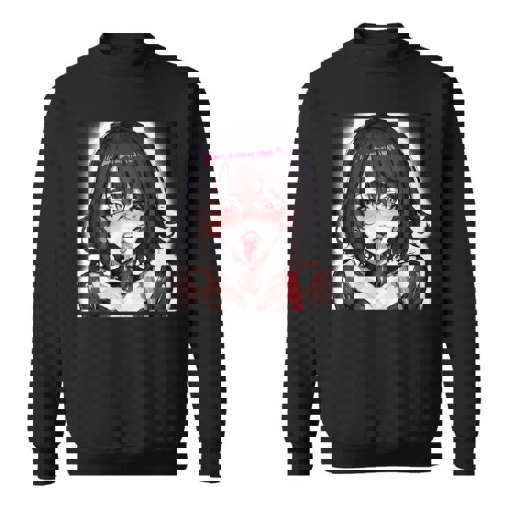 スケベなアニメガール エッチ・ワイフ アニメ 変態 スウェットシャツ