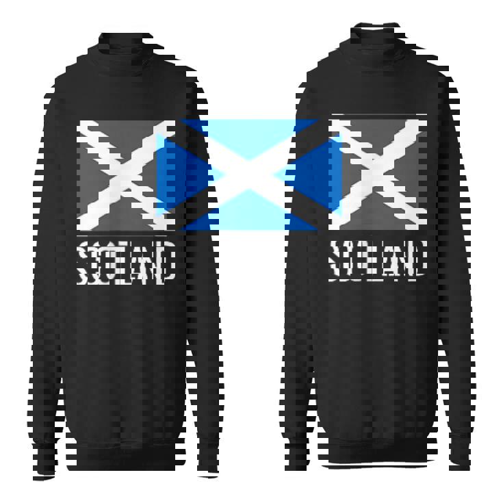 スコットランド国旗シャツ スコットランドサッカーシャツ 誇り高きスコッツマン スウェットシャツ