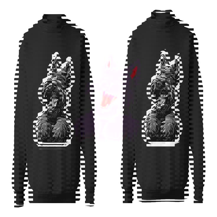 スコティッシュテリア 面白い スコティッシュテリア カワイイ 子犬 犬 スウェットシャツ