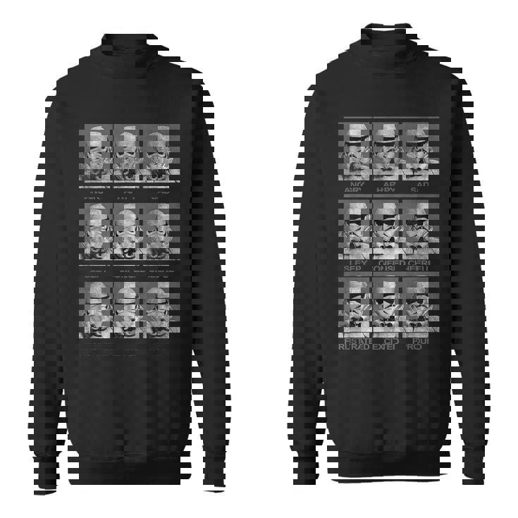 スターウォーズ クラシック ストームトルーパー エモーション ボックスアップ スウェットシャツ