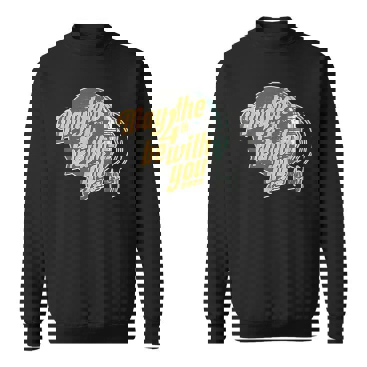 スター・ウォーズの日 May The 4Th Be With You 2025 デス・スター レトロ スウェットシャツ