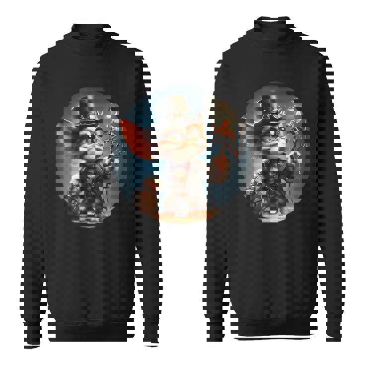 スチームパンク グレムリン クリーチャー マッドサイエンティスト スウェットシャツ