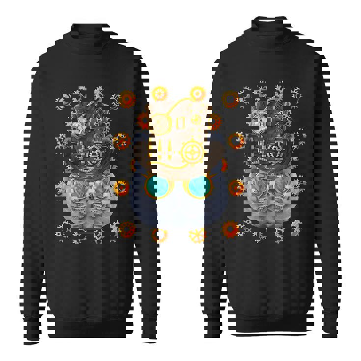 スチームパンク ブリティッシュショートヘア 中世 ビクトリア朝 スチームパワー スウェットシャツ