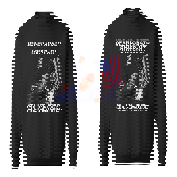 スティル・スタンディング・トランプ 2024 暗殺未遂 スウェットシャツ