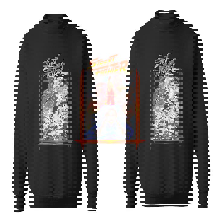 ストリートファイターポスターカバー 壮大なバトルロイヤル 象徴的なゲーマー スウェットシャツ