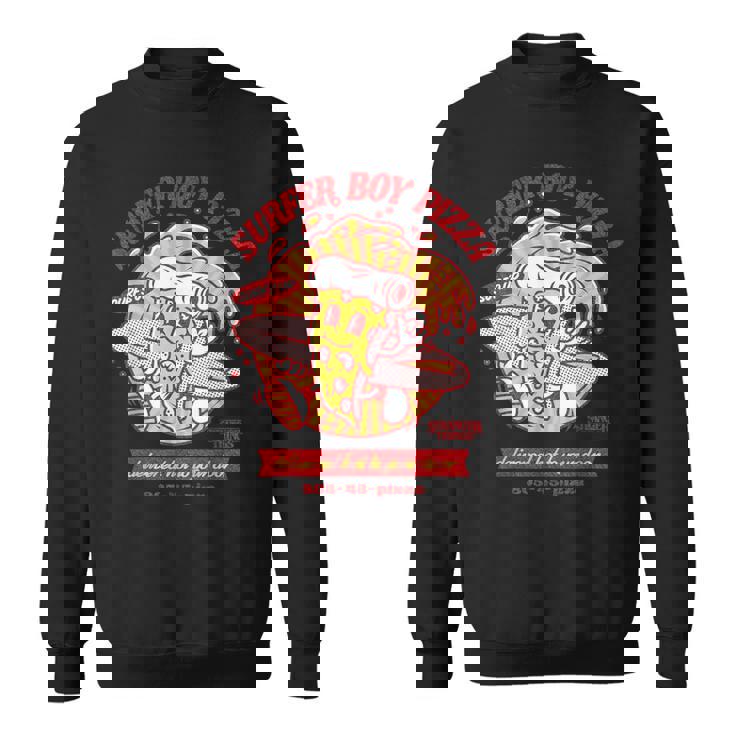 ストレンジャー・シングス サーファーボーイ ピザ広告 ホットデリバリー ヴィンテージ スウェットシャツ