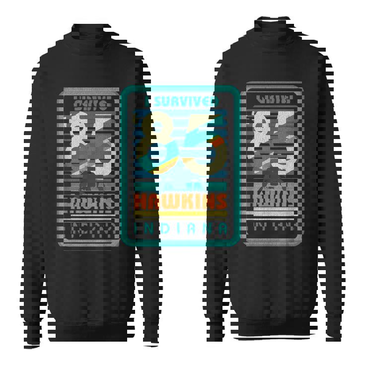 ストレンジャー・シングス ビンテージ デモゴルゴン ポスター ホーキンス インディアナ 85 スウェットシャツ