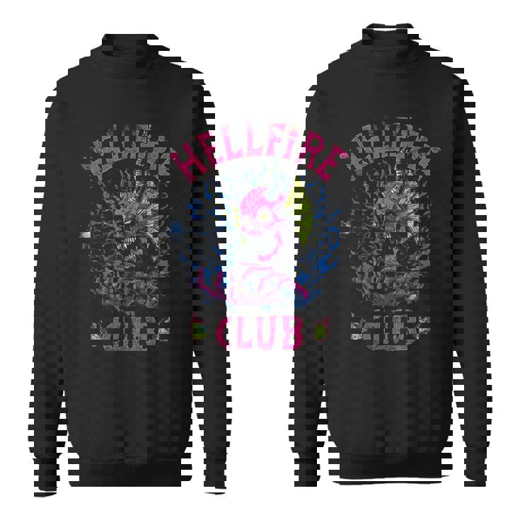 ストレンジャー・シングス ヘルファイア クラブ スプラッシュ Dnd デーモン レトロ ホーキンス スウェットシャツ