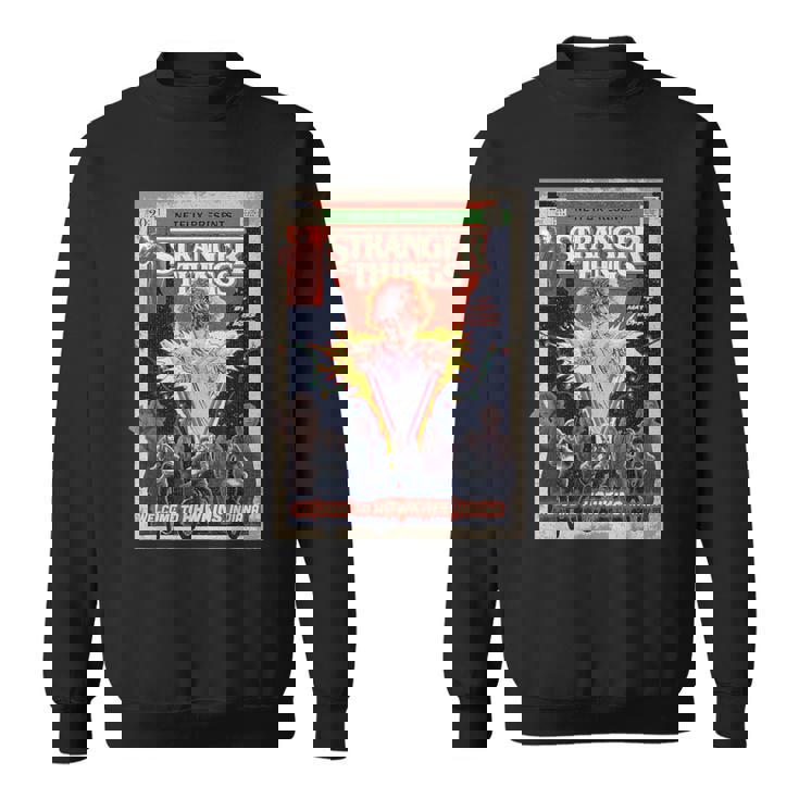 ストレンジャー・シングス リミックス 80年代レトロコミックアート ホーキンズへようこそ スウェットシャツ