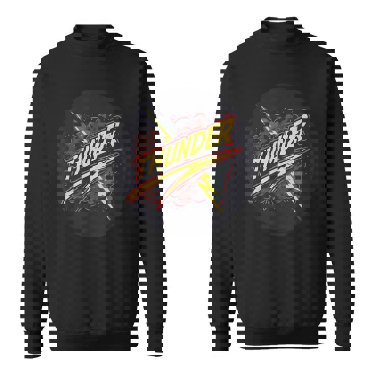 ストームファンのためのクールなサンダーステートメント衣装。 スウェットシャツ