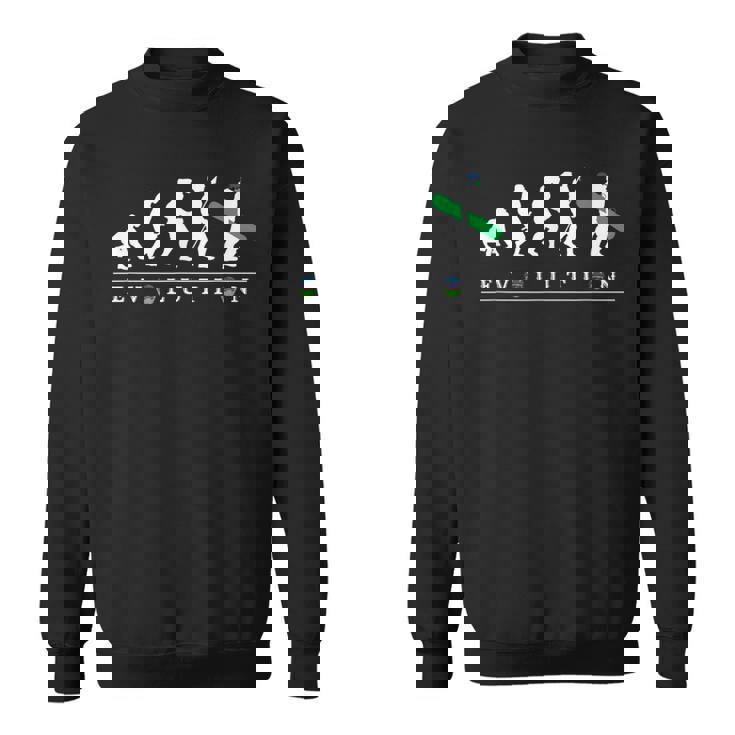 おもしろ スノボ 人類の進化 かっこいい シルエット スノーボード ネタ デザイン 記念品 スノボ選手 スウェットシャツ