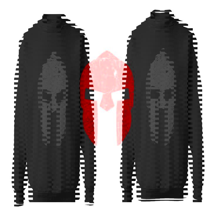 スパルタ戦士ヘルメットジムモチベーションスパルタ古代ギリシャ スウェットシャツ