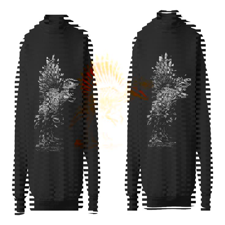 スピノサウルス 恐竜 グラフィックアート スピノサウルス スウェットシャツ