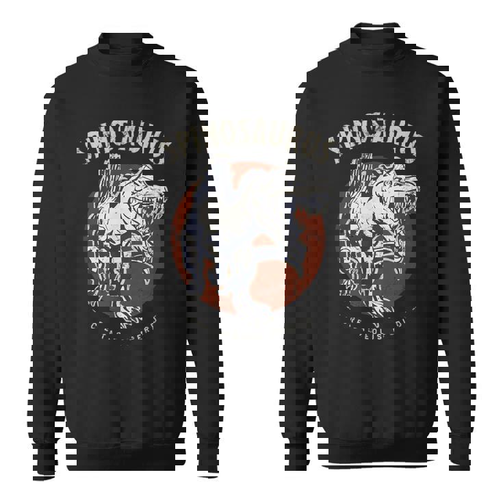 スピノサウルス 白亜時代の生き物 恐竜ファン向け スウェットシャツ