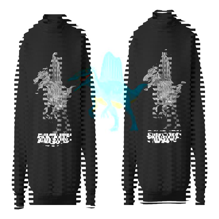 スピノサウルスの恐竜デザイン。 スウェットシャツ